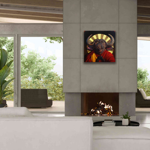 Image of 'Holy Cow II' by Lucia Heffernan, Canvas Wall Art,26x26