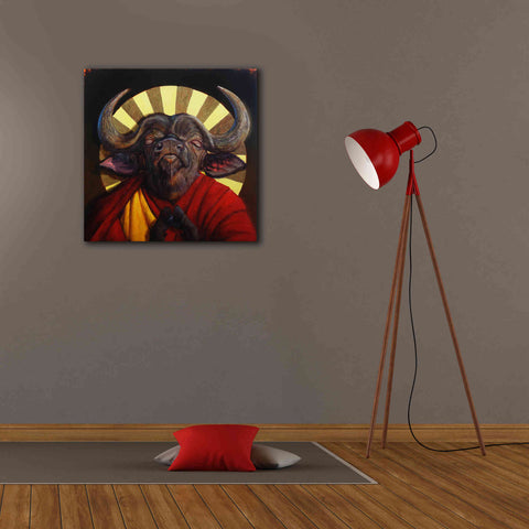 Image of 'Holy Cow II' by Lucia Heffernan, Canvas Wall Art,26x26