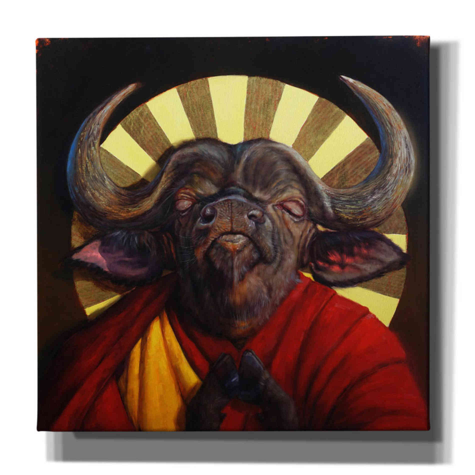 'Holy Cow II' by Lucia Heffernan, Canvas Wall Art