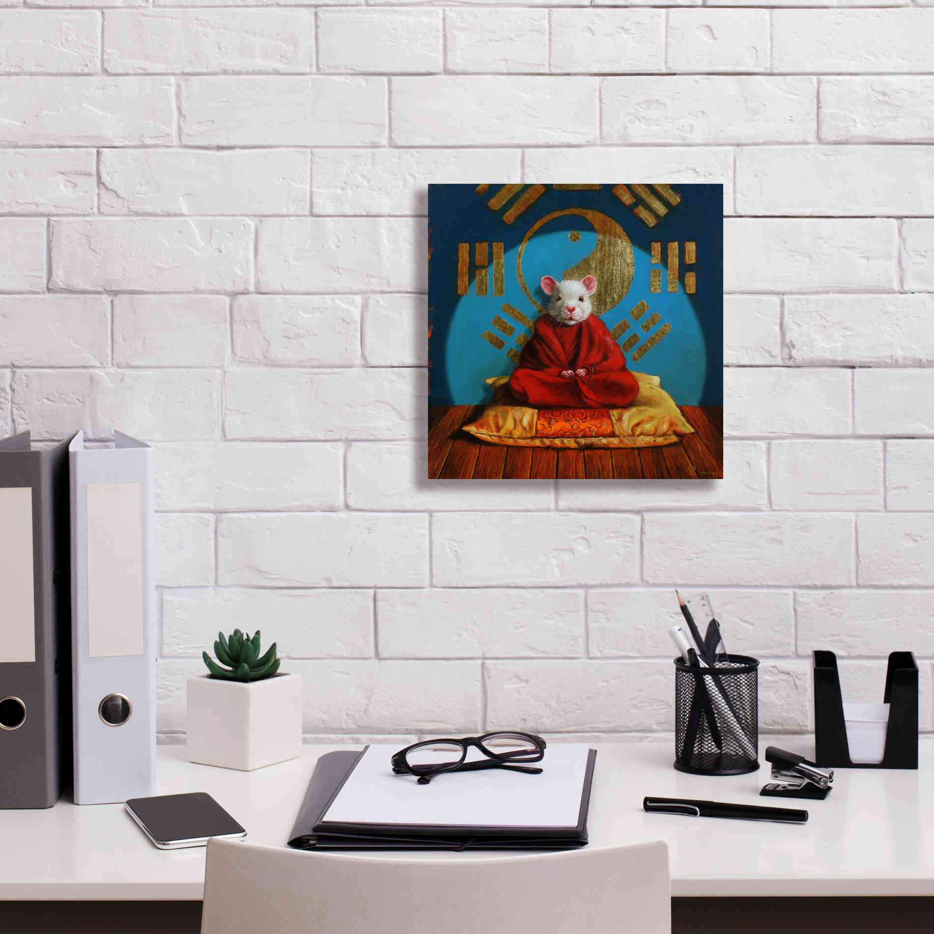 'Inner Peace' by Lucia Heffernan, Canvas Wall Art,12x12