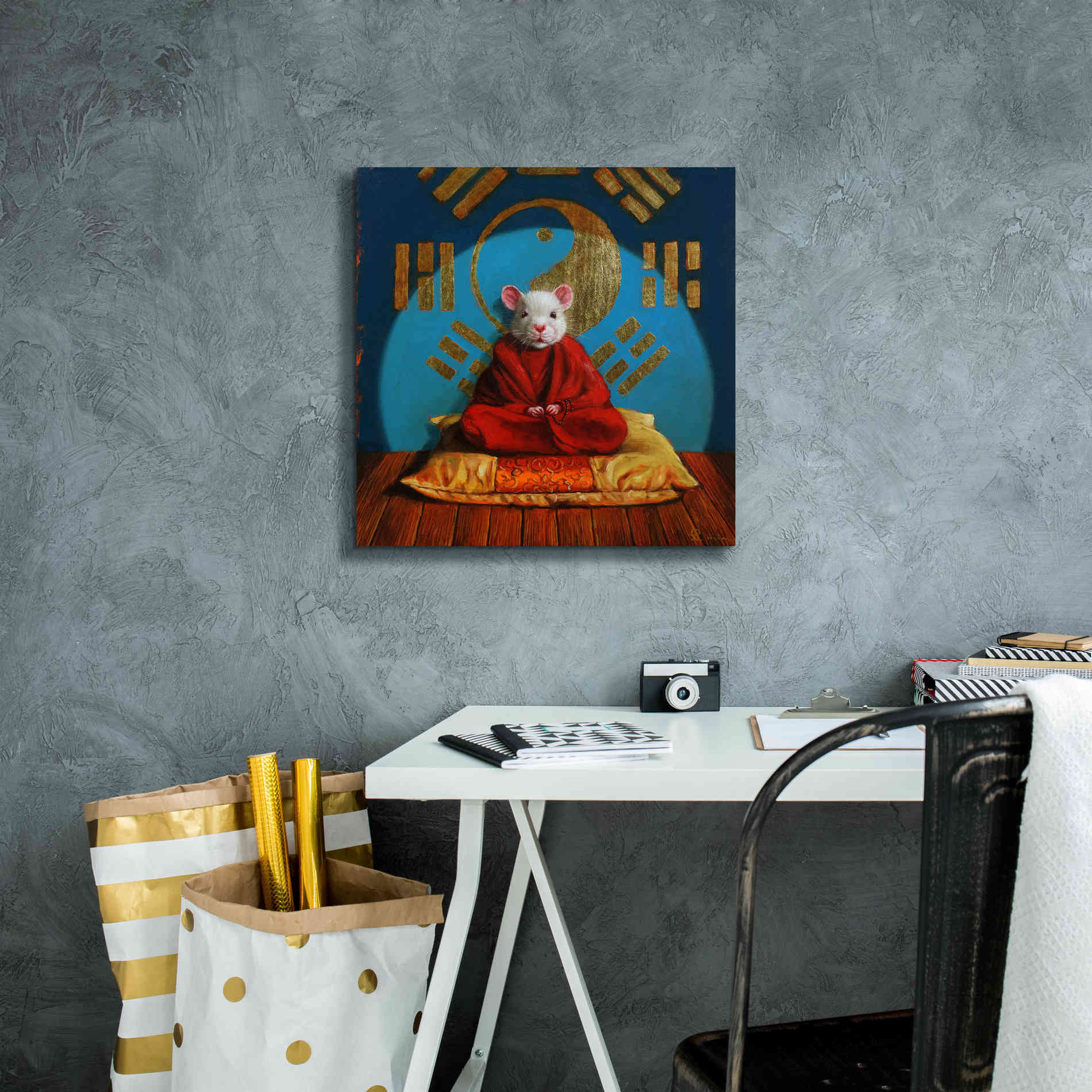 'Inner Peace' by Lucia Heffernan, Canvas Wall Art,18x18