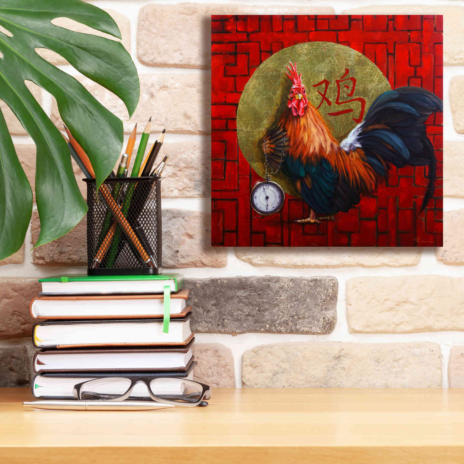 'Keeper of Time' by Lucia Heffernan, Canvas Wall Art,12x12