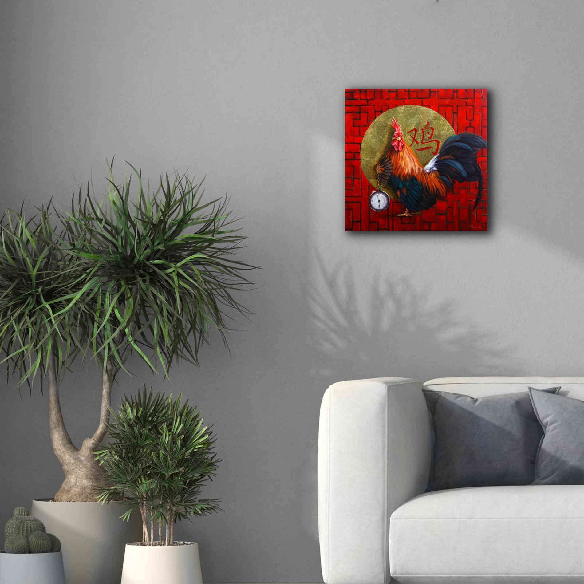 'Keeper of Time' by Lucia Heffernan, Canvas Wall Art,18x18