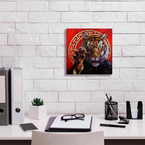 Image of 'Legend of Tiger Claw' by Lucia Heffernan, Canvas Wall Art,12x12