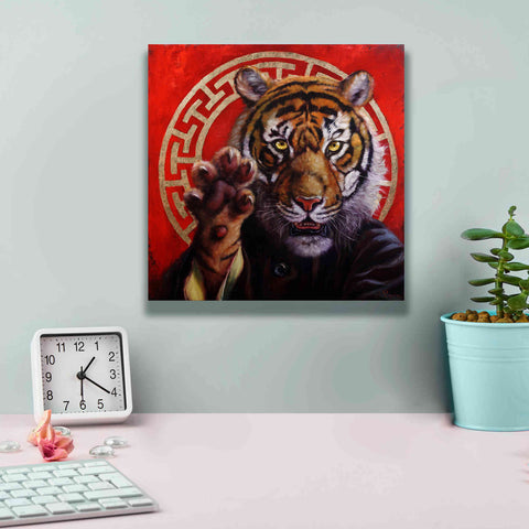 Image of 'Legend of Tiger Claw' by Lucia Heffernan, Canvas Wall Art,12x12