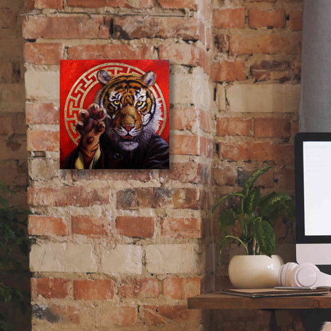 Image of 'Legend of Tiger Claw' by Lucia Heffernan, Canvas Wall Art,12x12