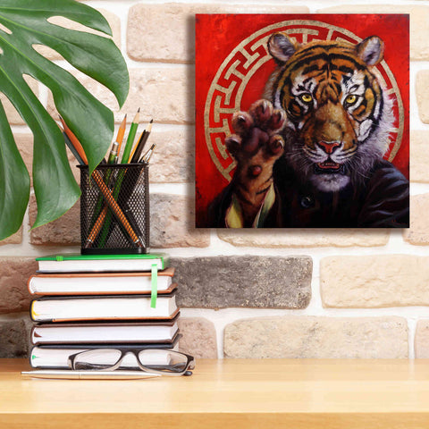 Image of 'Legend of Tiger Claw' by Lucia Heffernan, Canvas Wall Art,12x12