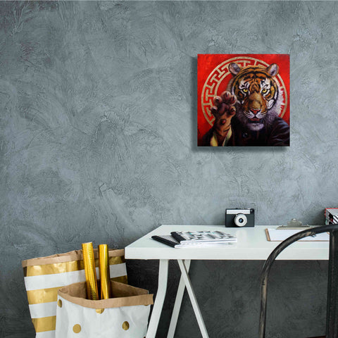 Image of 'Legend of Tiger Claw' by Lucia Heffernan, Canvas Wall Art,12x12