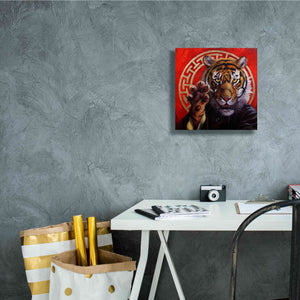 'Legend of Tiger Claw' by Lucia Heffernan, Canvas Wall Art,12x12