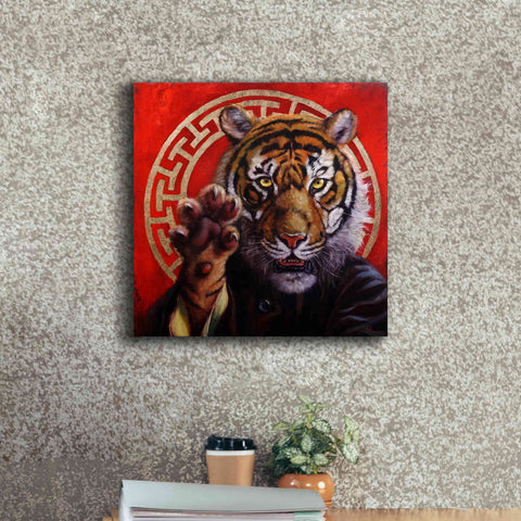 Image of 'Legend of Tiger Claw' by Lucia Heffernan, Canvas Wall Art,18x18