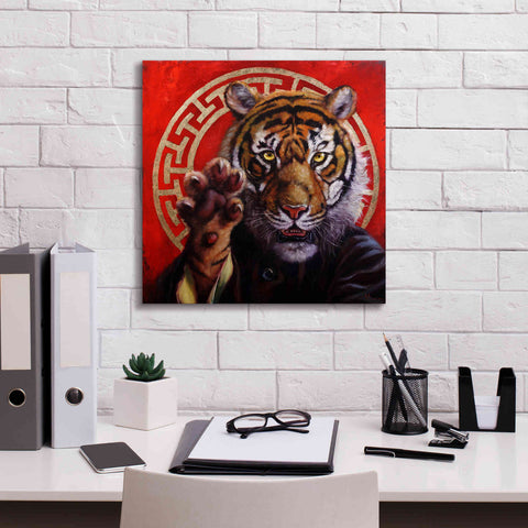 Image of 'Legend of Tiger Claw' by Lucia Heffernan, Canvas Wall Art,18x18