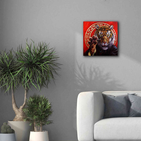 Image of 'Legend of Tiger Claw' by Lucia Heffernan, Canvas Wall Art,18x18