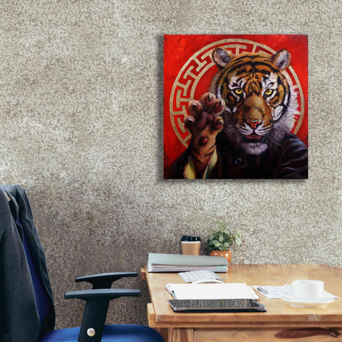 Image of 'Legend of Tiger Claw' by Lucia Heffernan, Canvas Wall Art,26x26