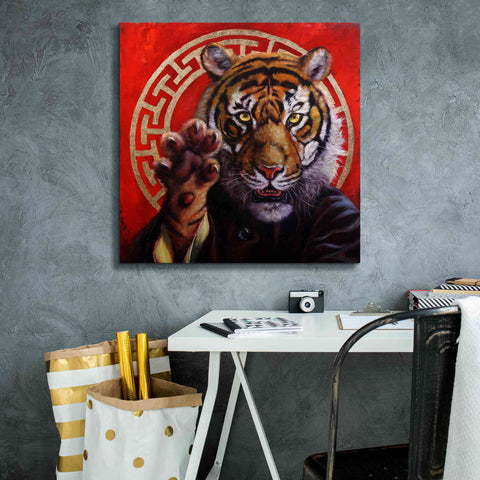 Image of 'Legend of Tiger Claw' by Lucia Heffernan, Canvas Wall Art,26x26