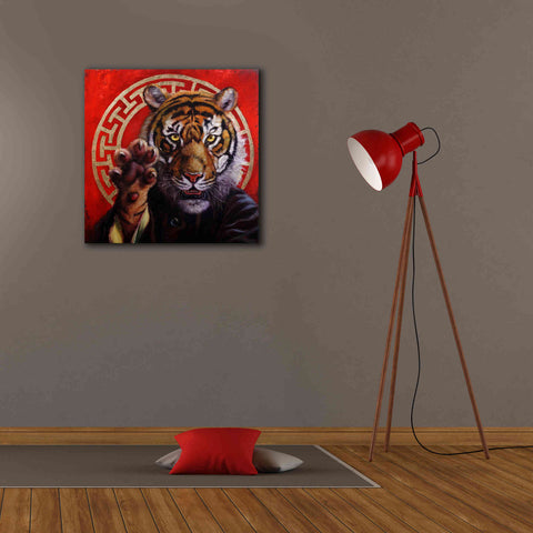 Image of 'Legend of Tiger Claw' by Lucia Heffernan, Canvas Wall Art,26x26