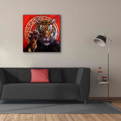 Image of 'Legend of Tiger Claw' by Lucia Heffernan, Canvas Wall Art,37x37