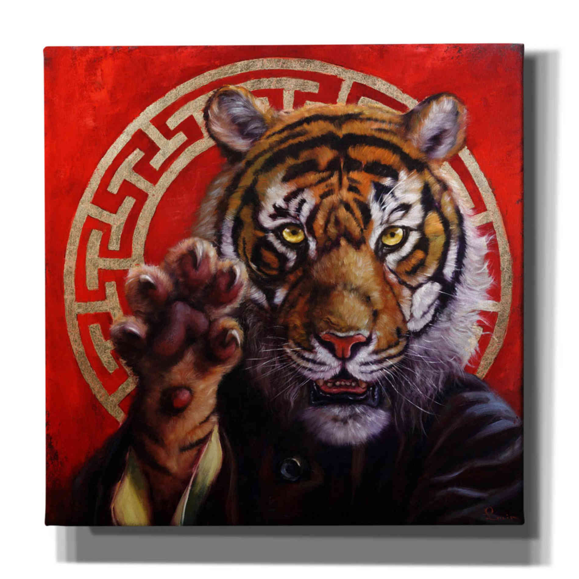 'Legend of Tiger Claw' by Lucia Heffernan, Canvas Wall Art