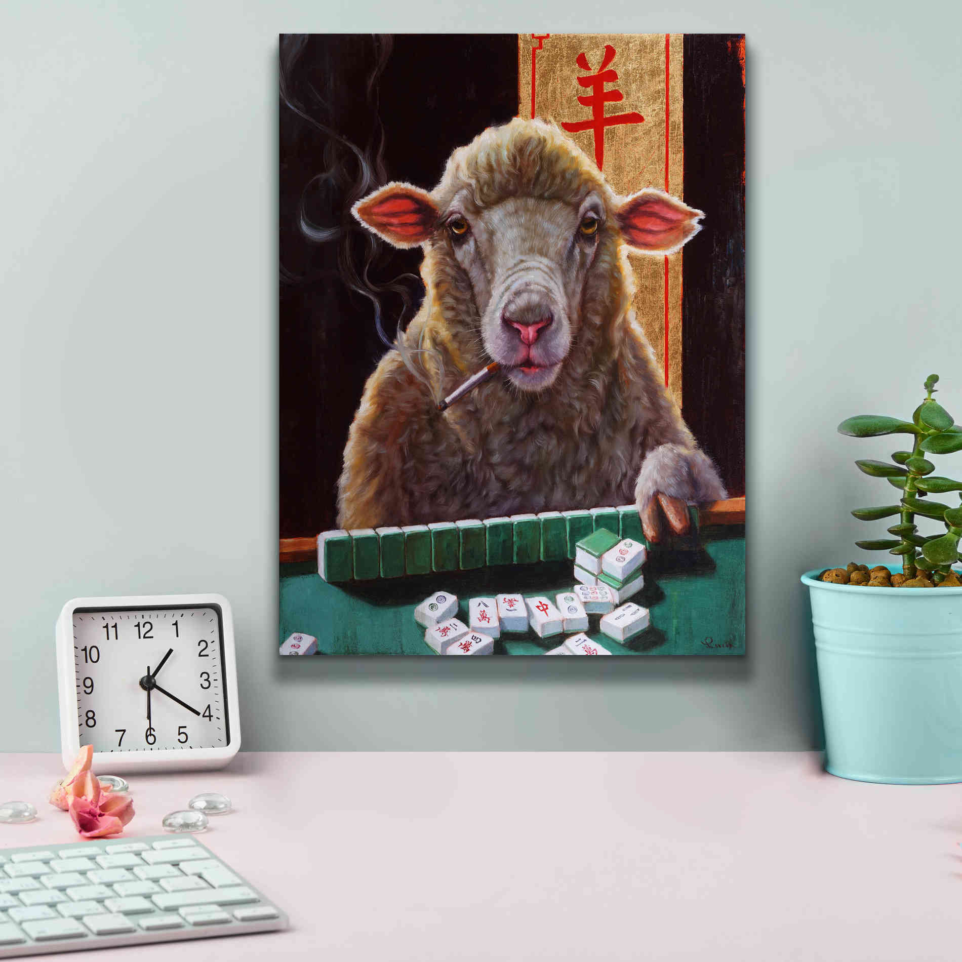 'Principle for Life' by Lucia Heffernan, Canvas Wall Art,12x16