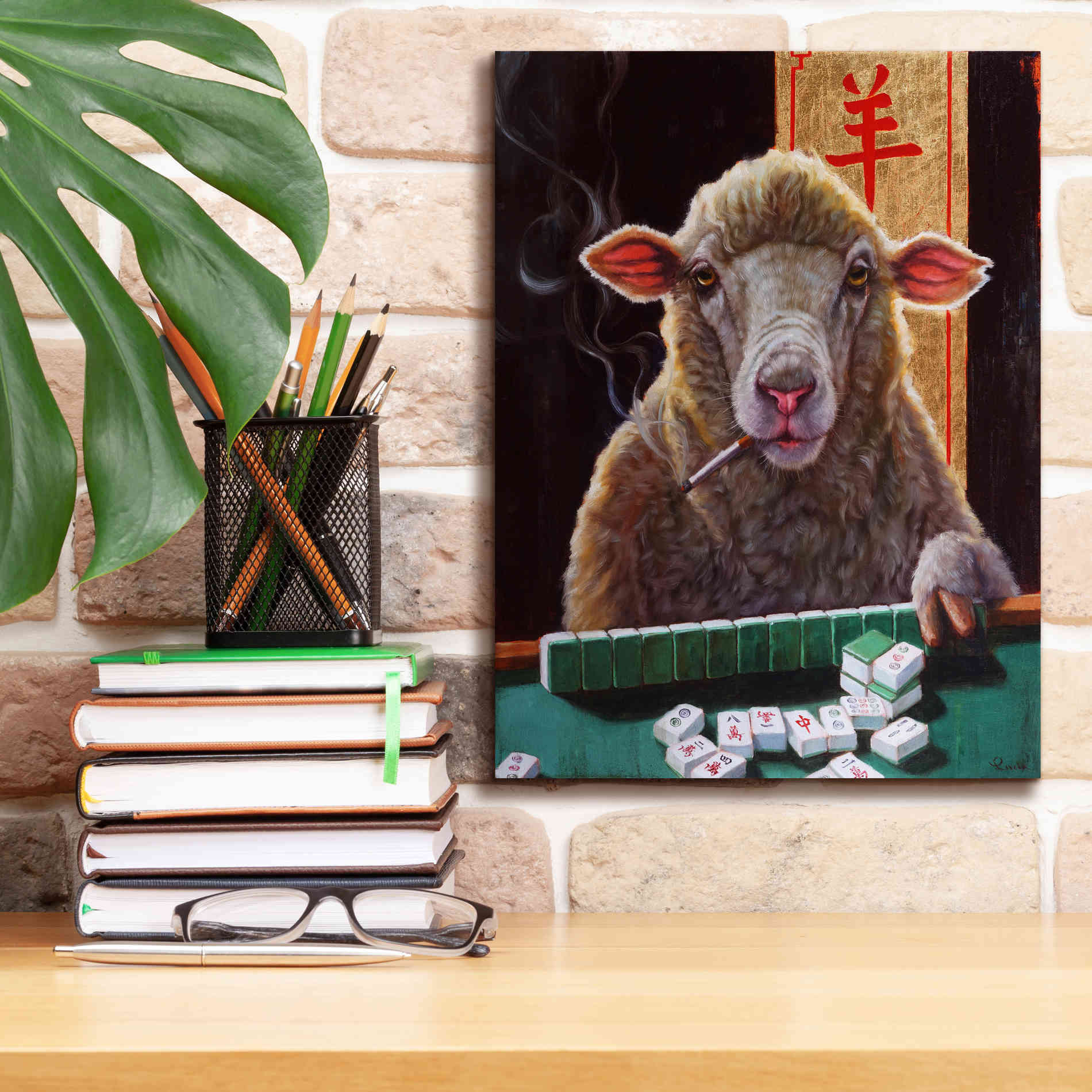 'Principle for Life' by Lucia Heffernan, Canvas Wall Art,12x16