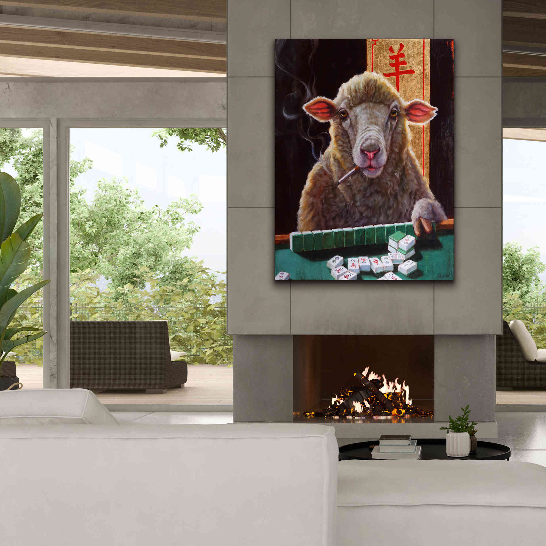 'Principle for Life' by Lucia Heffernan, Canvas Wall Art,40x54