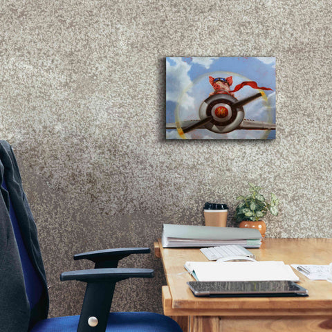 Image of 'When Pigs Fly' by Lucia Heffernan, Canvas Wall Art,16x12