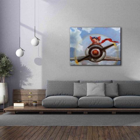 Image of 'When Pigs Fly' by Lucia Heffernan, Canvas Wall Art,54x40