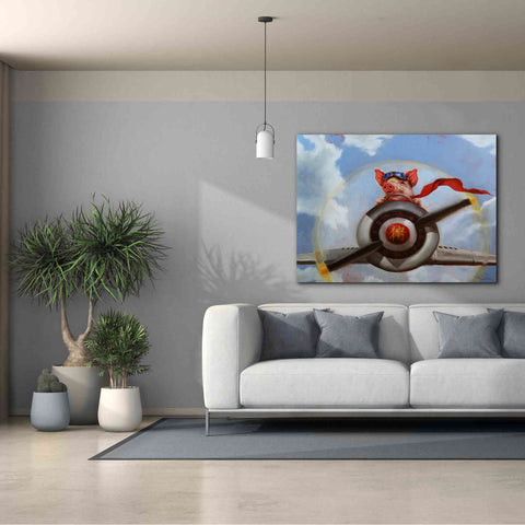 Image of 'When Pigs Fly' by Lucia Heffernan, Canvas Wall Art,54x40