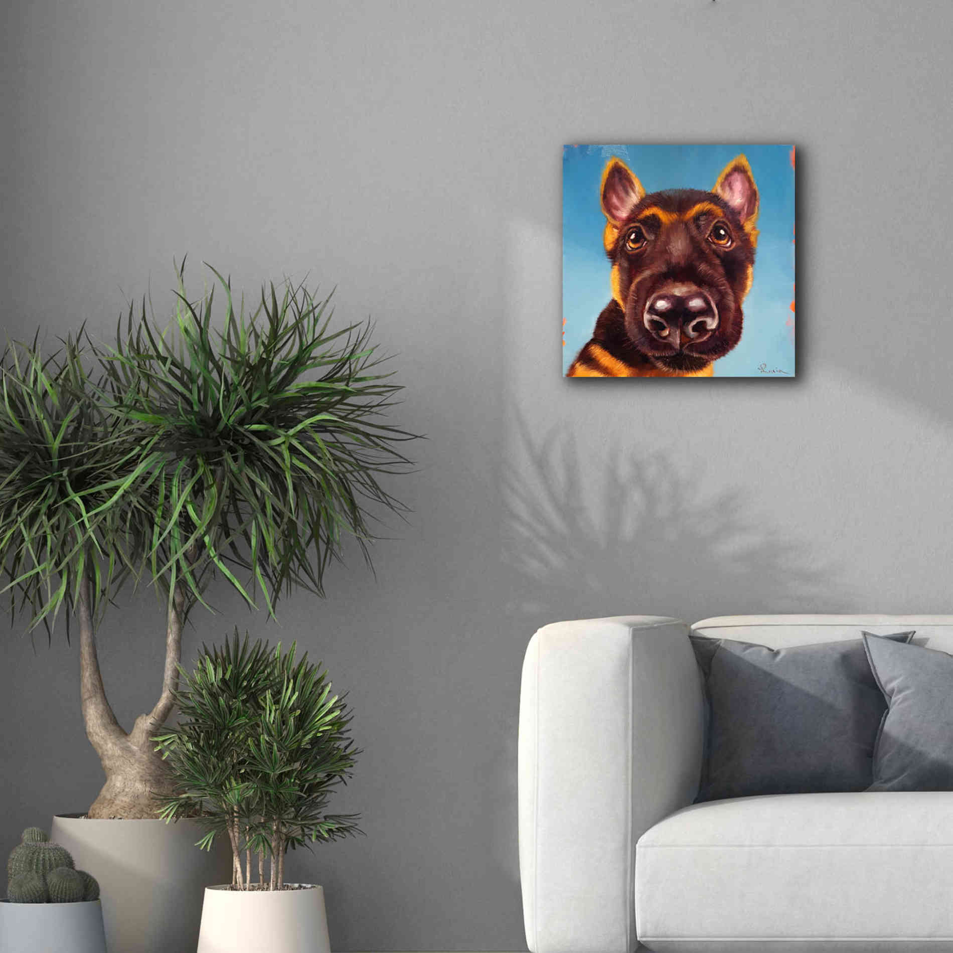 'Follow Your Nose 1' by Lucia Heffernan, Canvas Wall Art,18x18