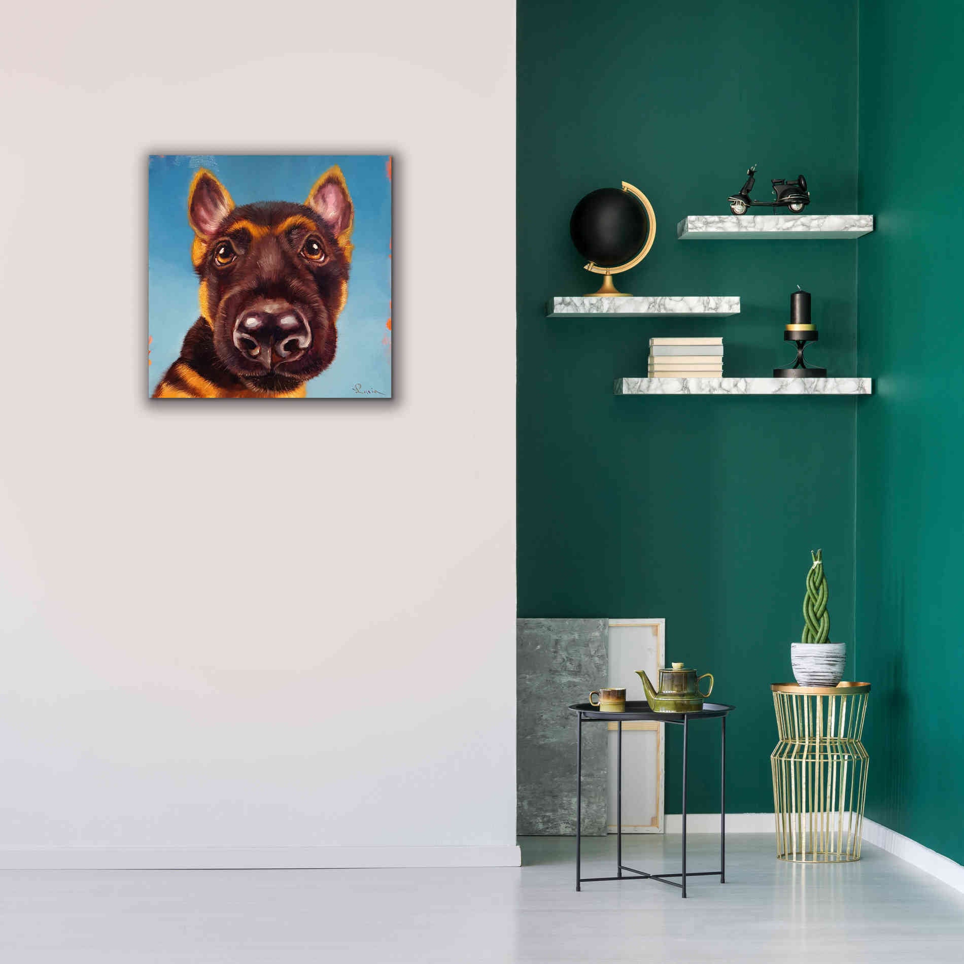 'Follow Your Nose 1' by Lucia Heffernan, Canvas Wall Art,26x26