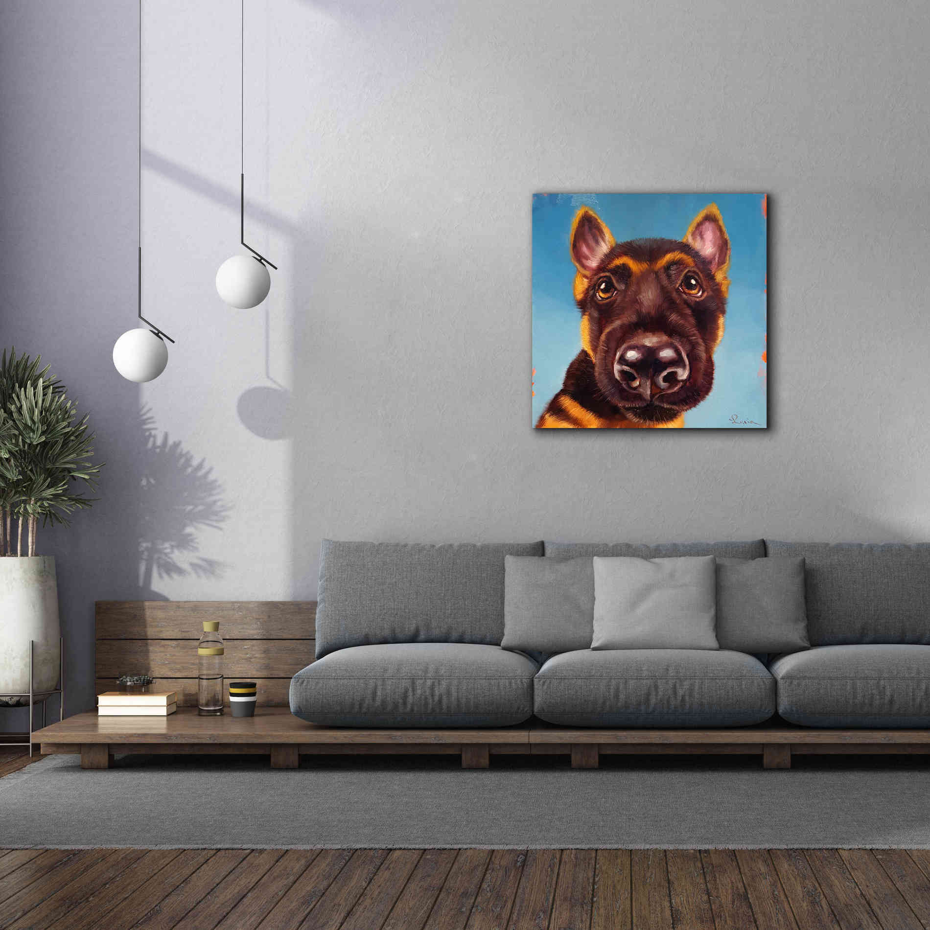 'Follow Your Nose 1' by Lucia Heffernan, Canvas Wall Art,37x37