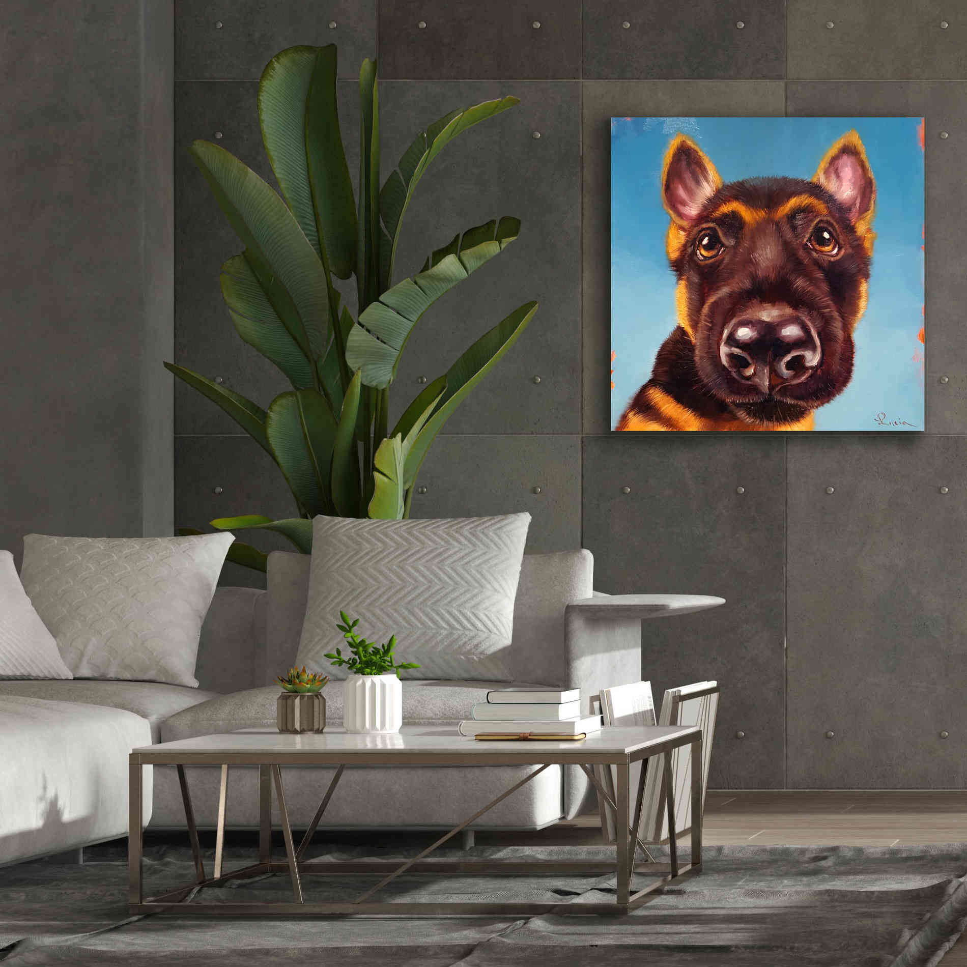 'Follow Your Nose 1' by Lucia Heffernan, Canvas Wall Art,37x37