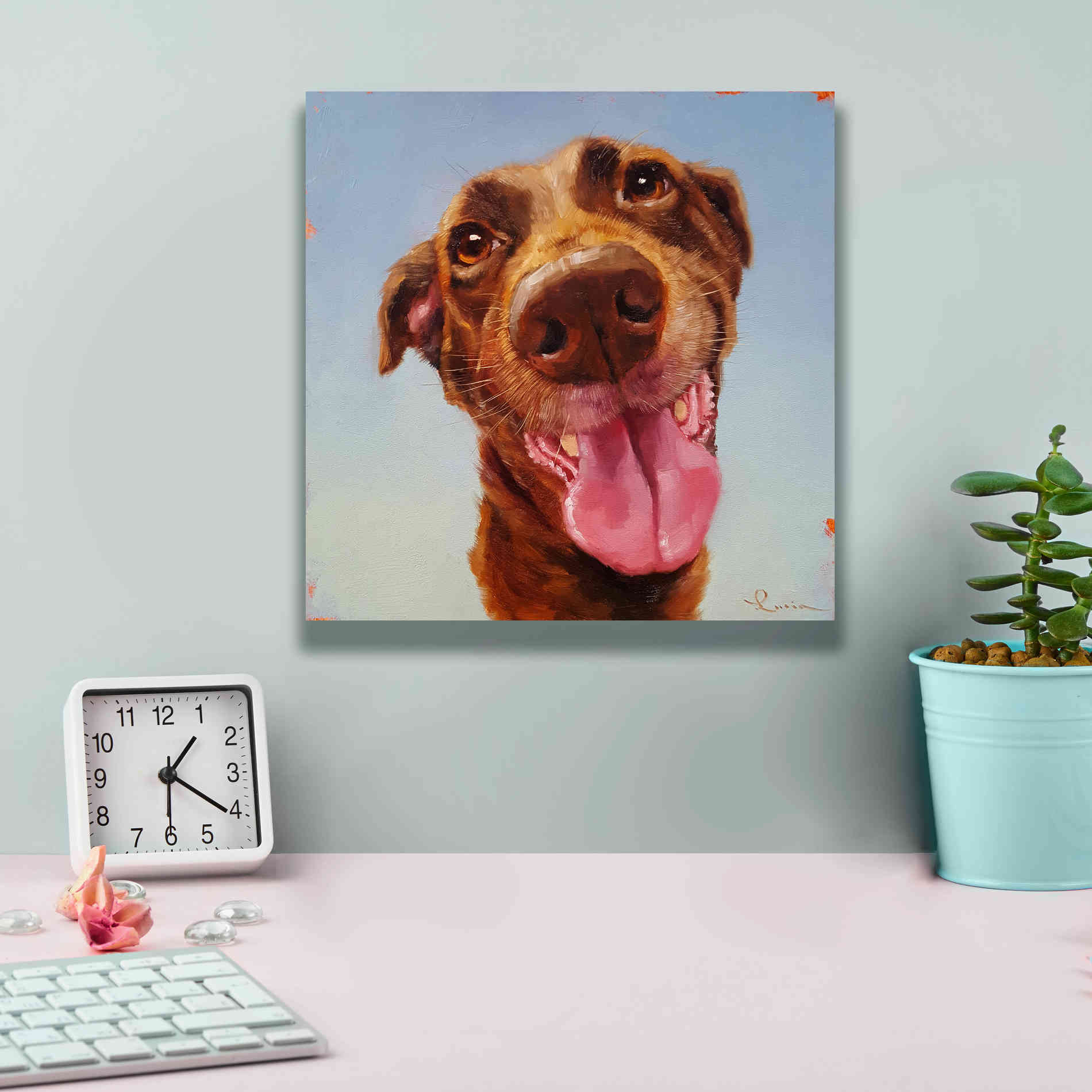 'Follow Your Nose 5' by Lucia Heffernan, Canvas Wall Art,12x12