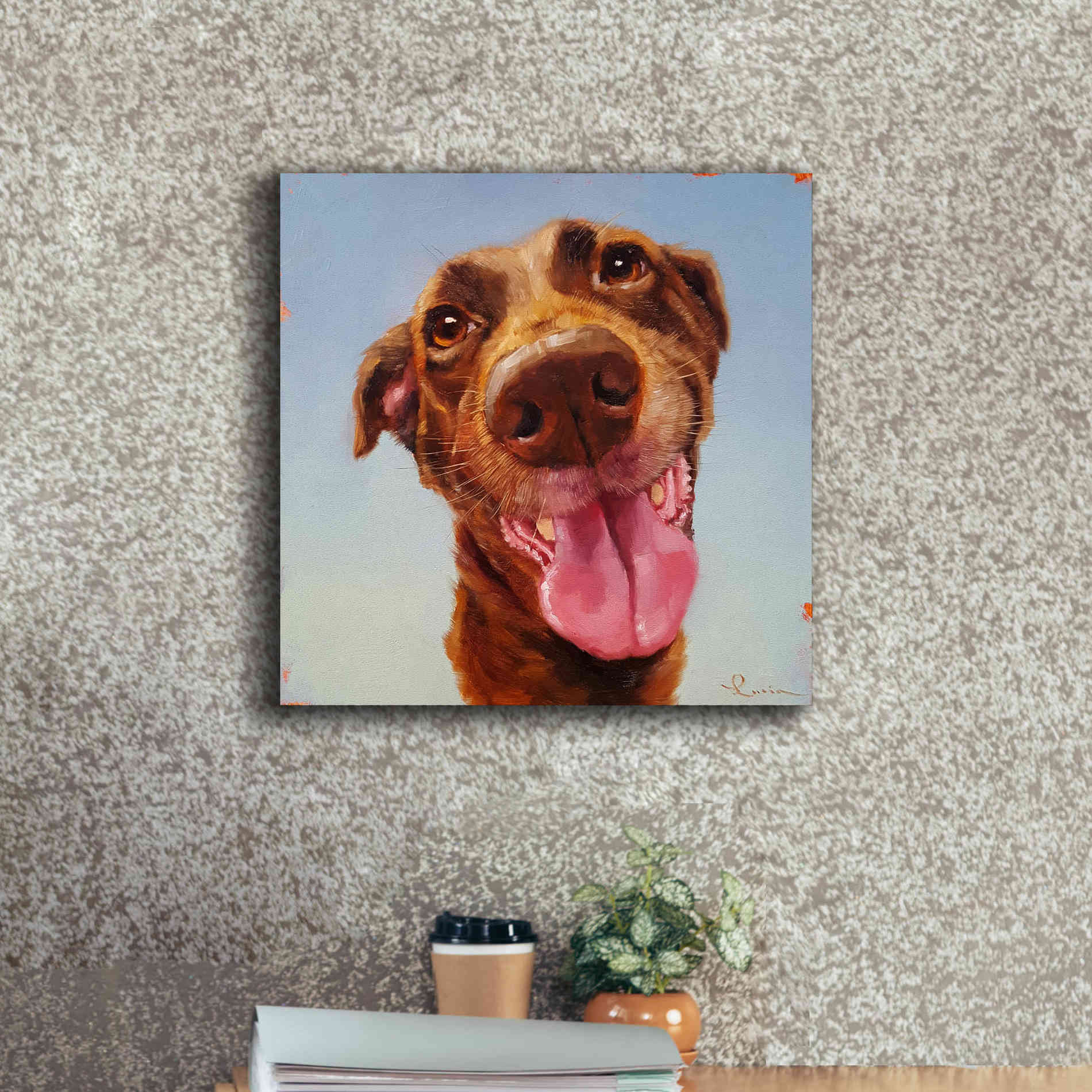 'Follow Your Nose 5' by Lucia Heffernan, Canvas Wall Art,18x18