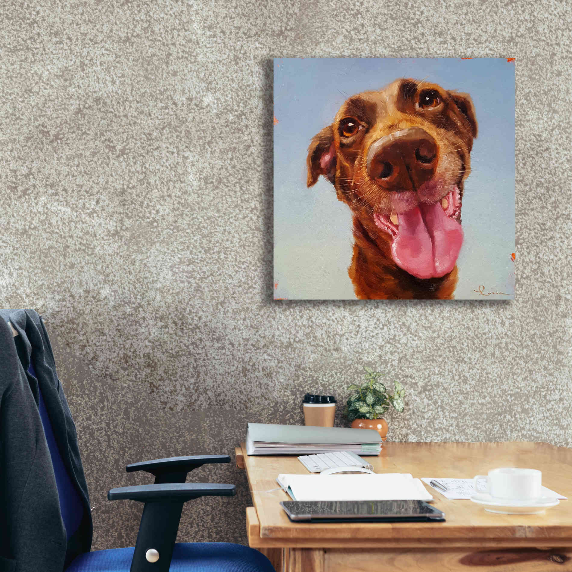 'Follow Your Nose 5' by Lucia Heffernan, Canvas Wall Art,26x26