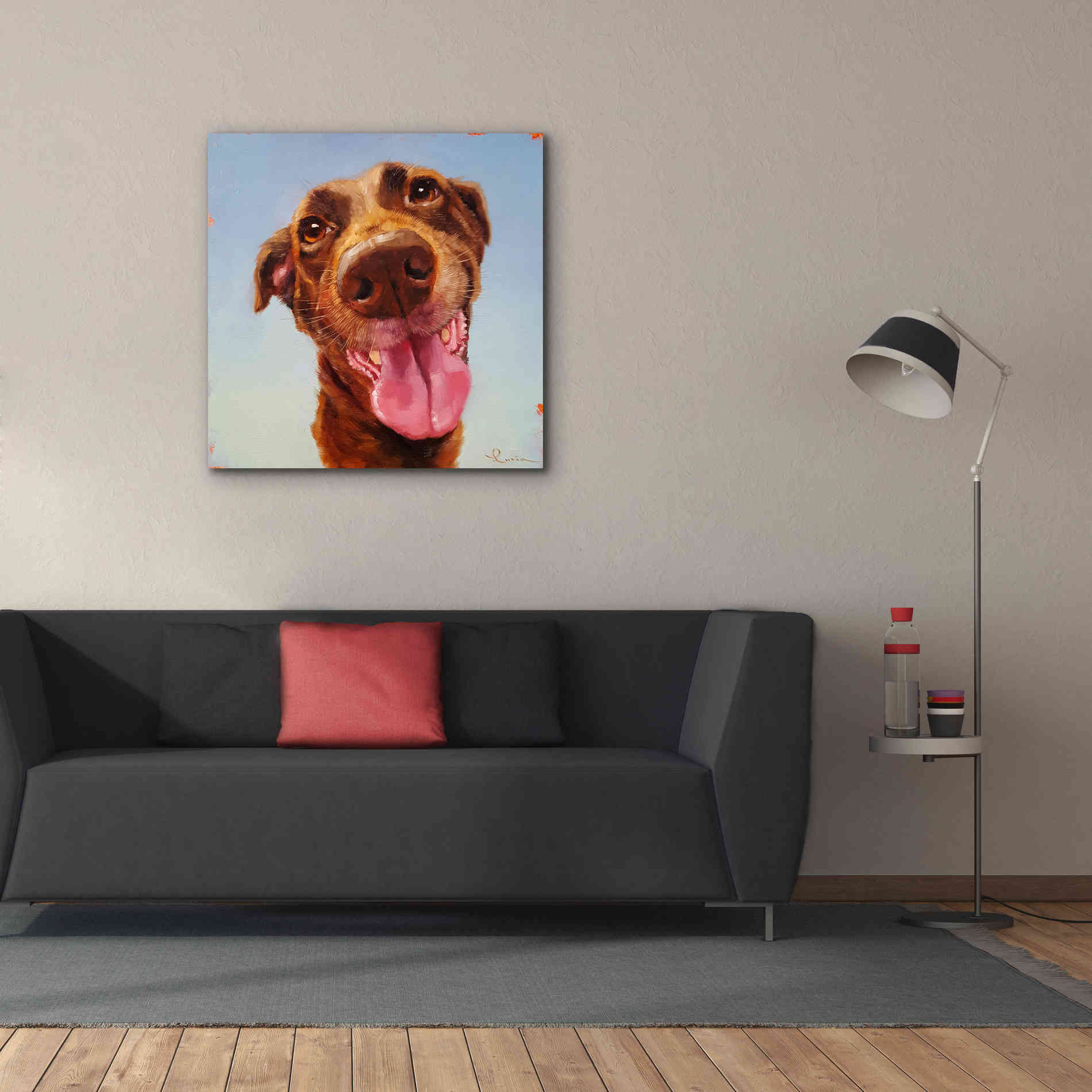 'Follow Your Nose 5' by Lucia Heffernan, Canvas Wall Art,37x37