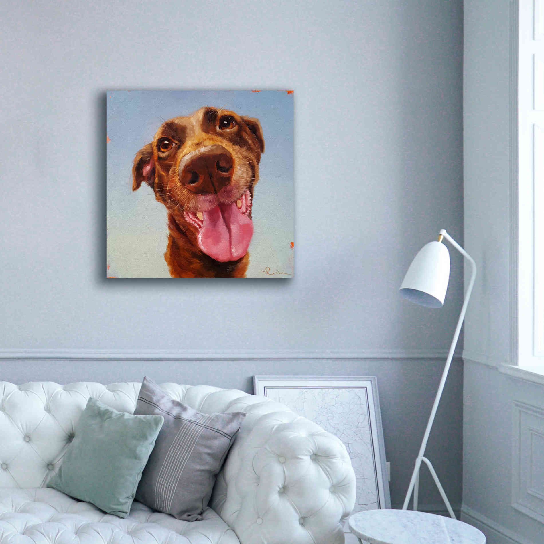 'Follow Your Nose 5' by Lucia Heffernan, Canvas Wall Art,37x37