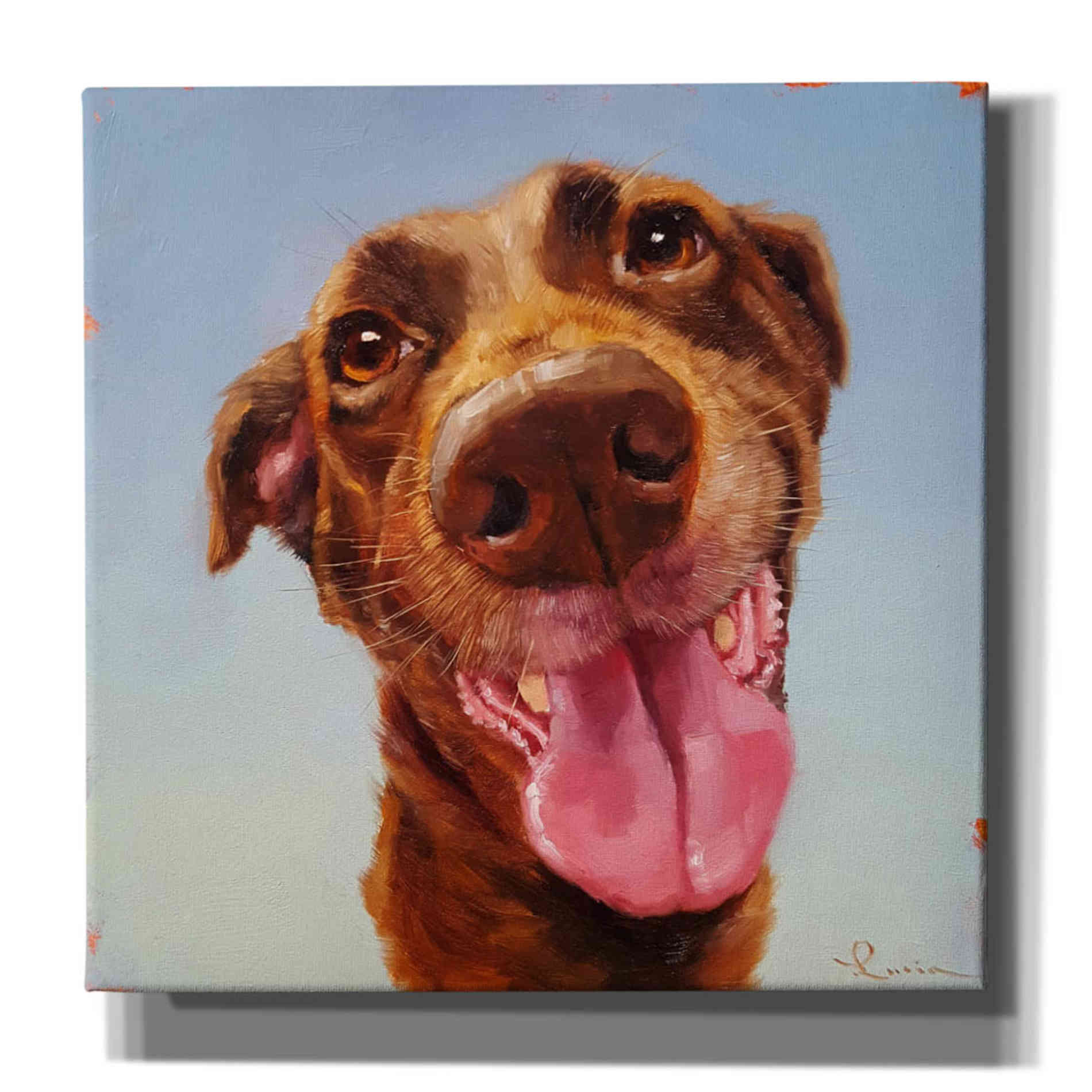 'Follow Your Nose 5' by Lucia Heffernan, Canvas Wall Art