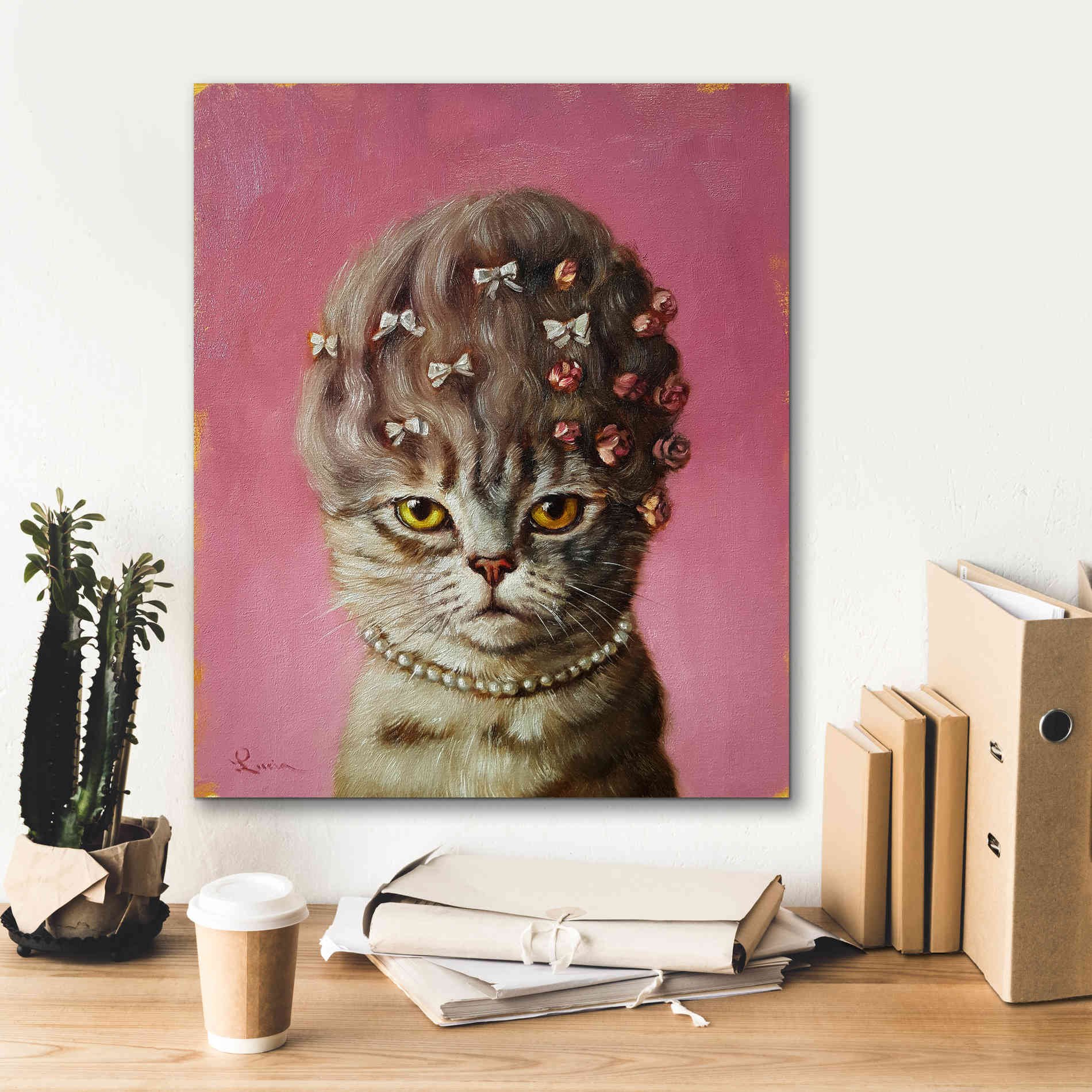 'Marie Catoinette' by Lucia Heffernan, Canvas Wall Art,20x24