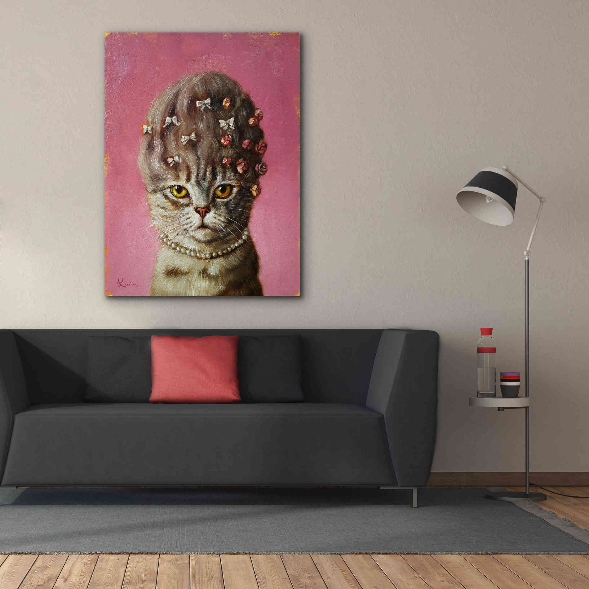 'Marie Catoinette' by Lucia Heffernan, Canvas Wall Art,40x54