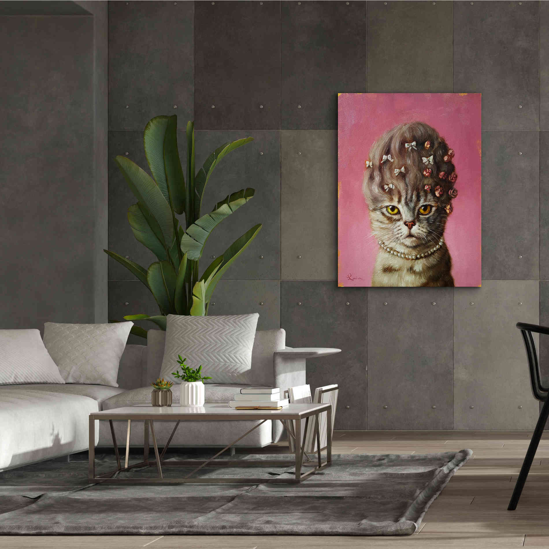 'Marie Catoinette' by Lucia Heffernan, Canvas Wall Art,40x54