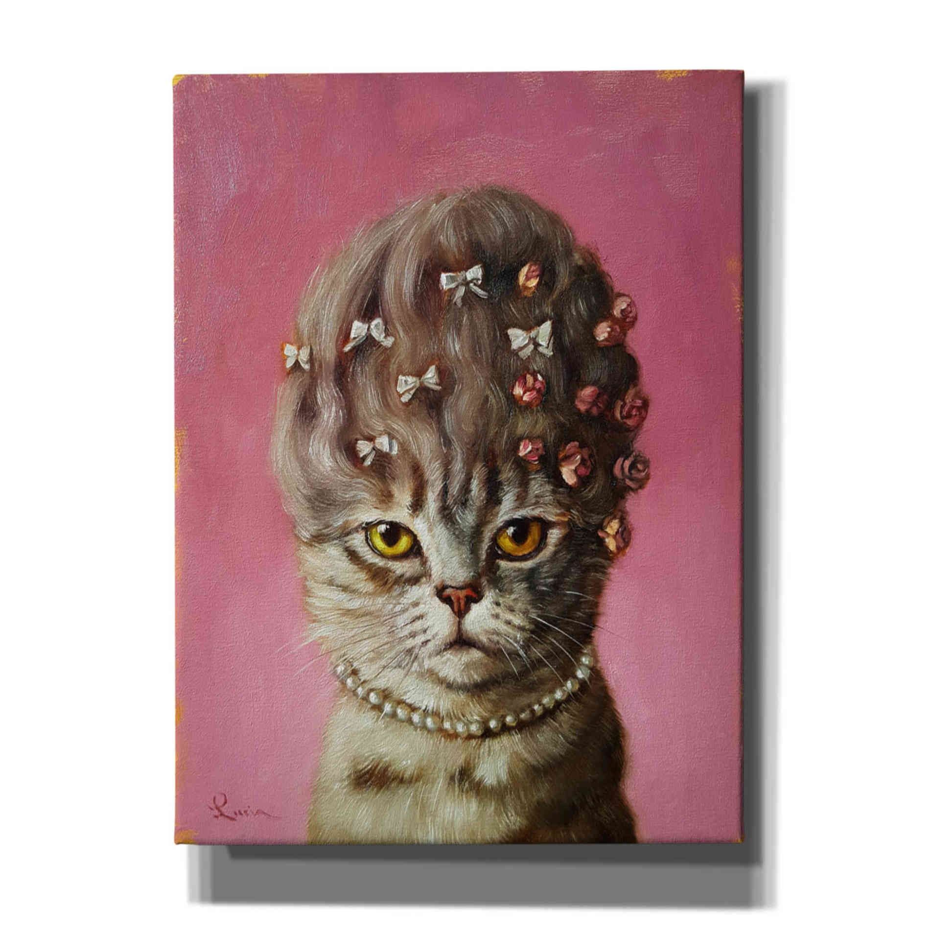 'Marie Catoinette' by Lucia Heffernan, Canvas Wall Art