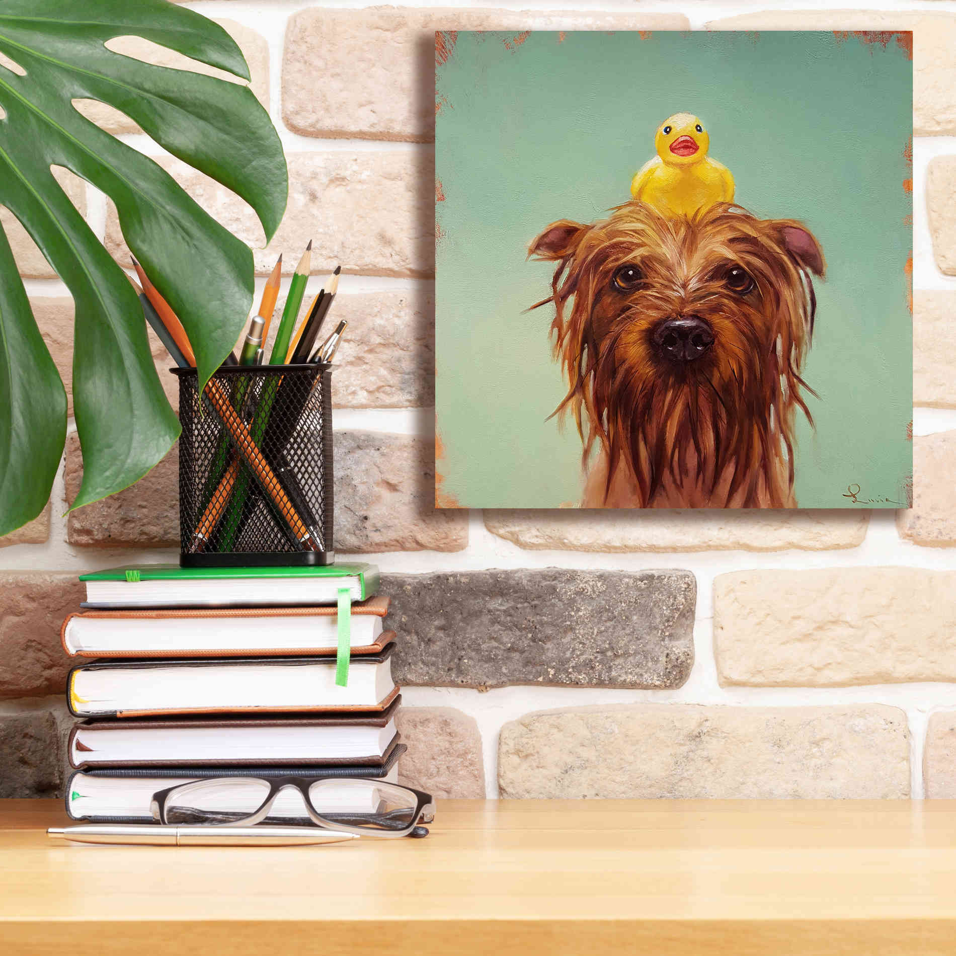 'Bath Time' by Lucia Heffernan, Canvas Wall Art,12x12