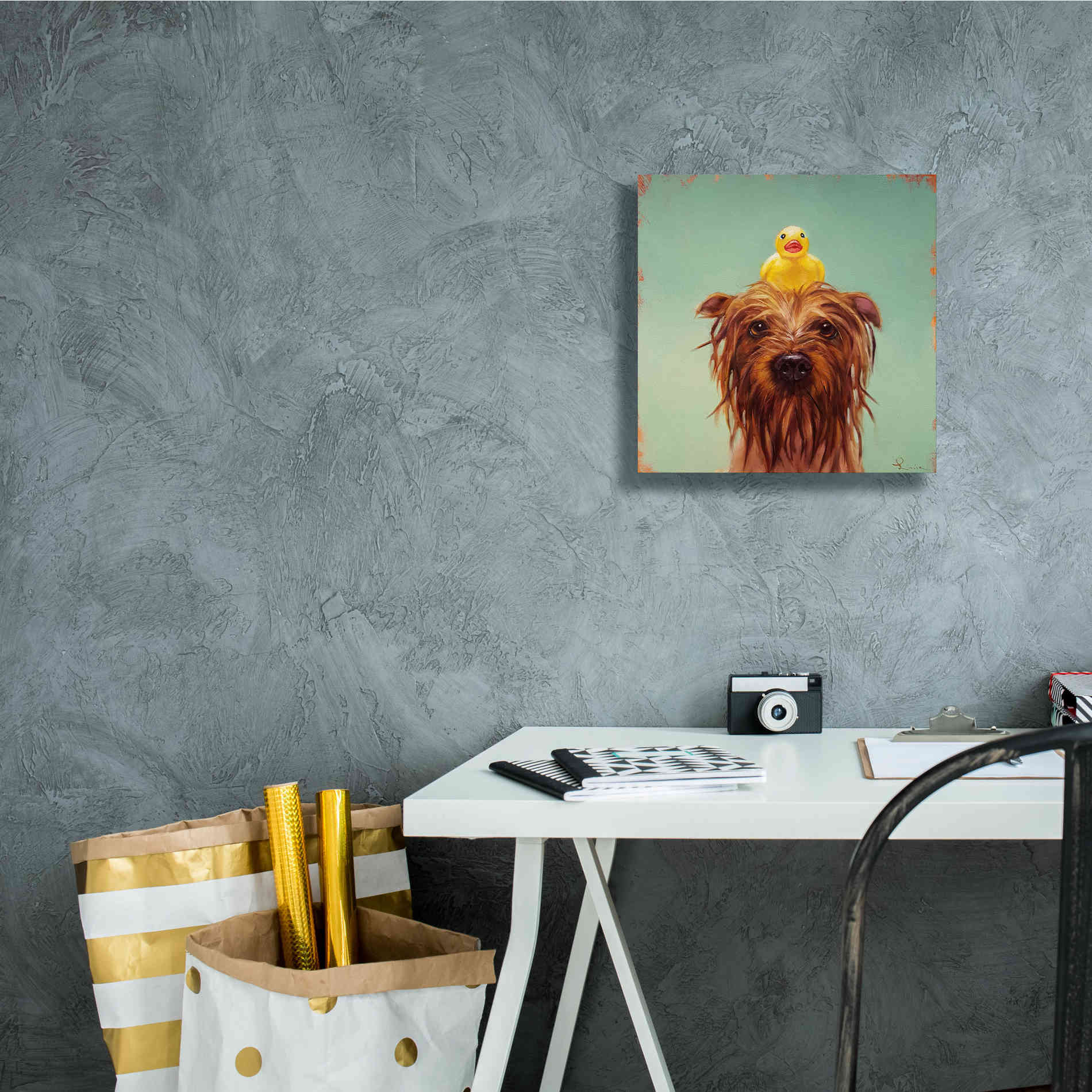 'Bath Time' by Lucia Heffernan, Canvas Wall Art,12x12