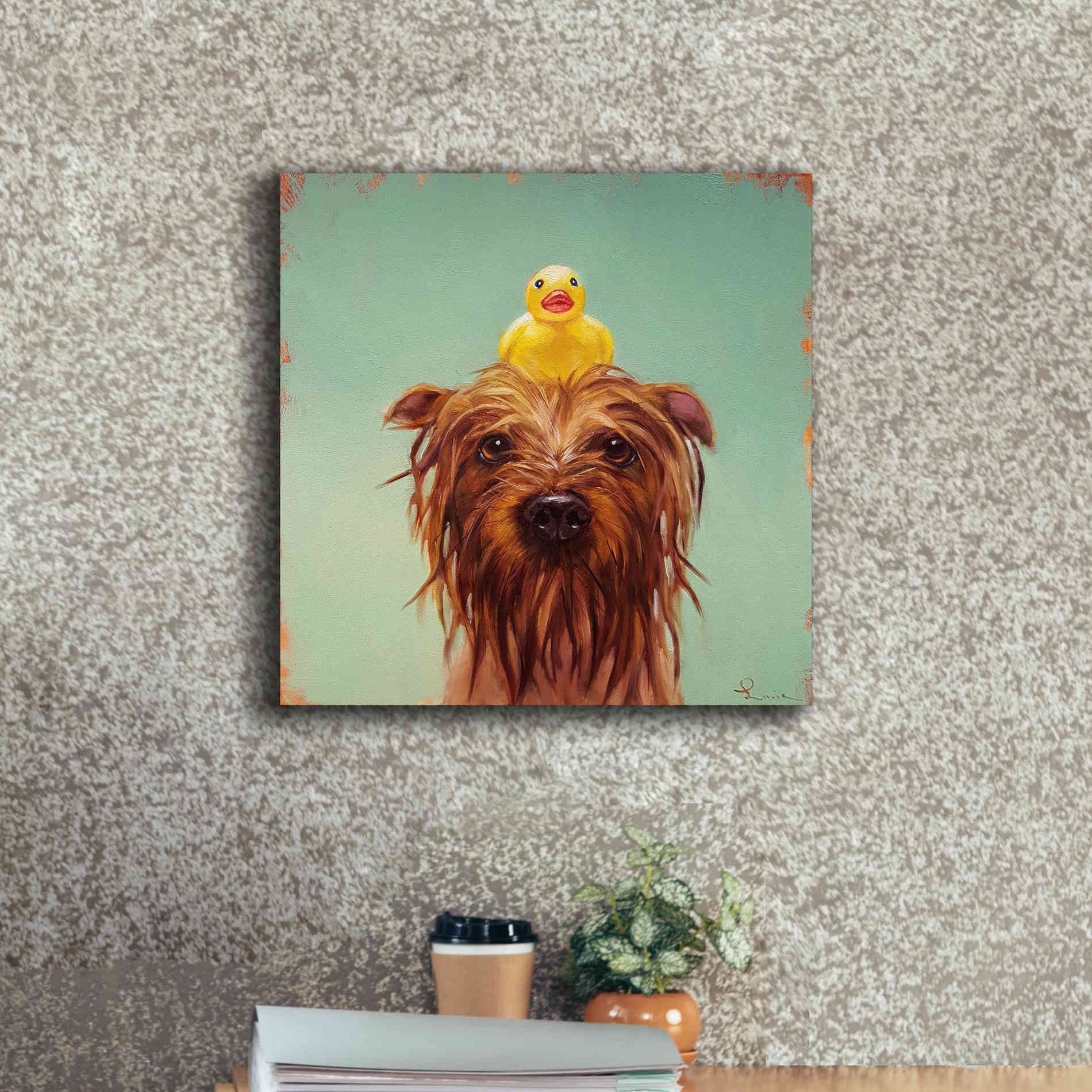 'Bath Time' by Lucia Heffernan, Canvas Wall Art,18x18