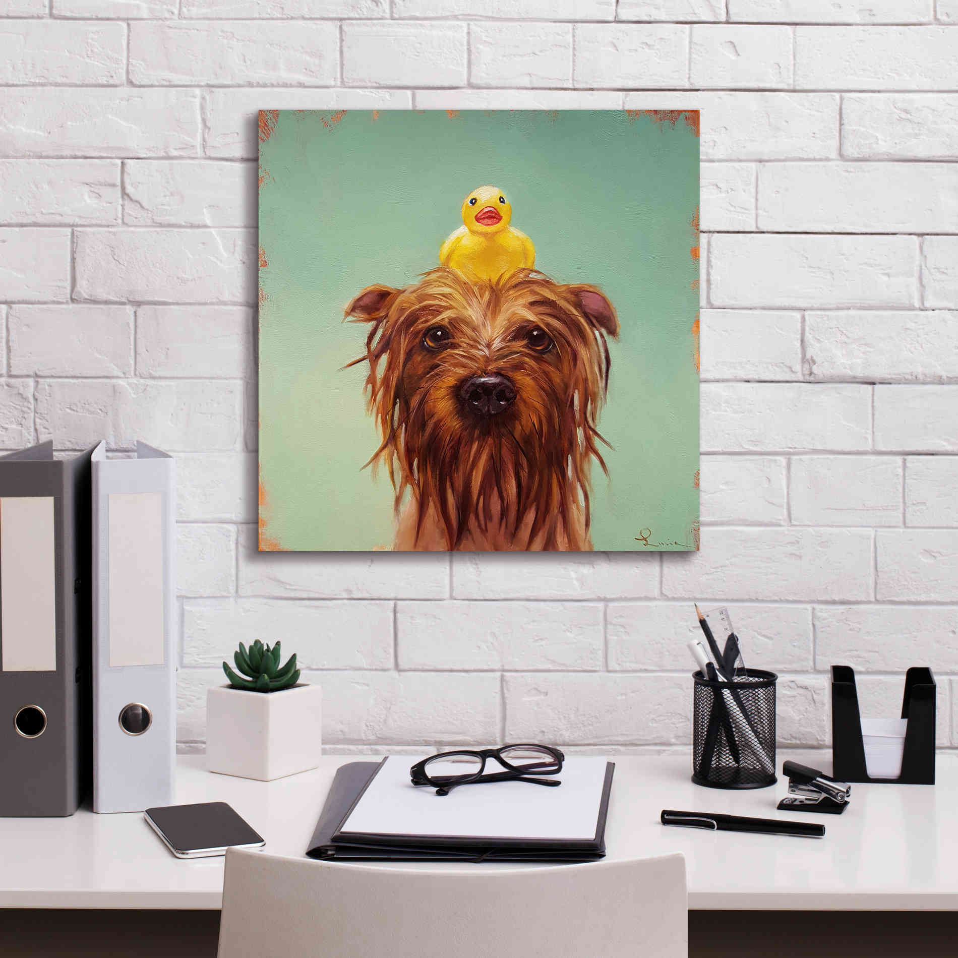 'Bath Time' by Lucia Heffernan, Canvas Wall Art,18x18