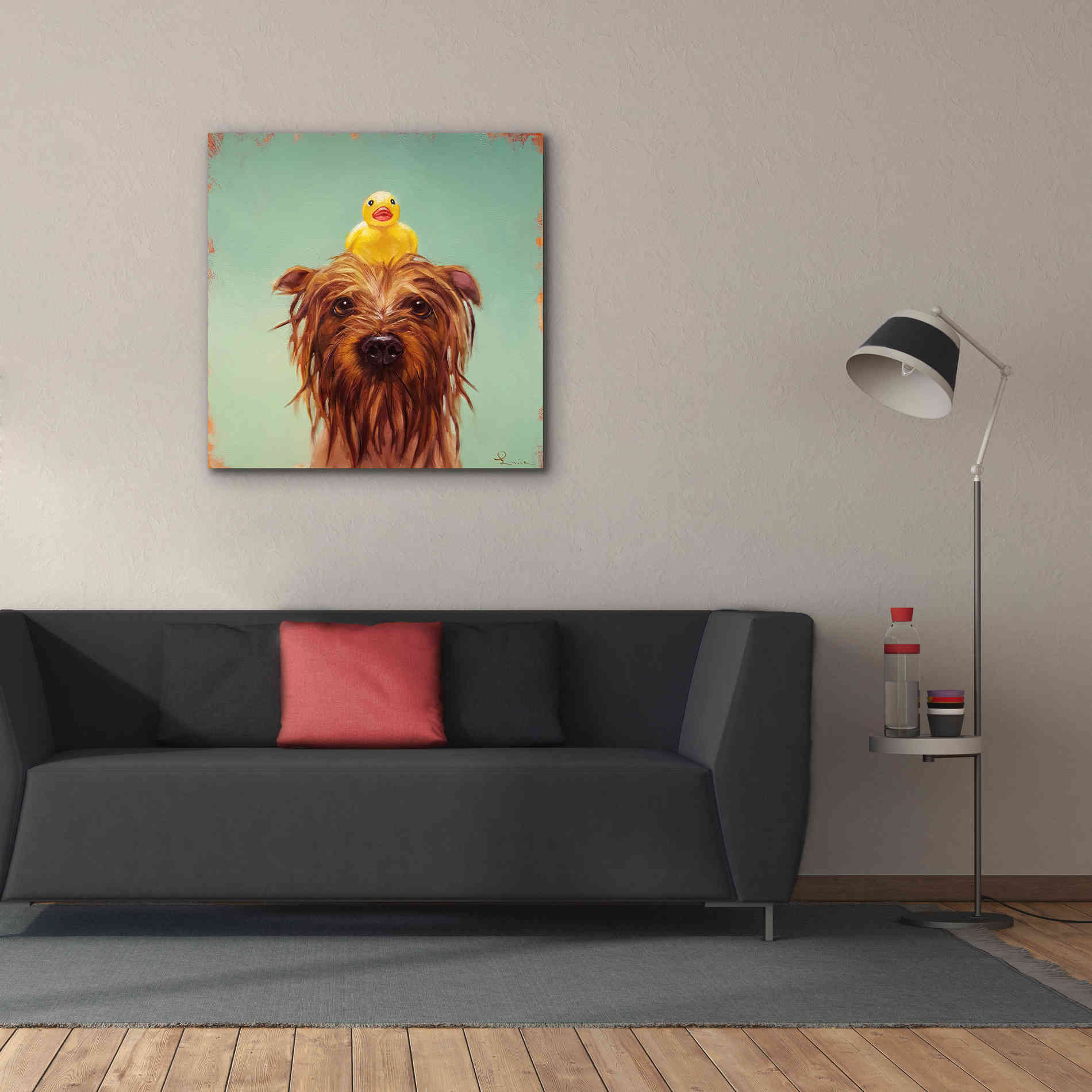 'Bath Time' by Lucia Heffernan, Canvas Wall Art,37x37