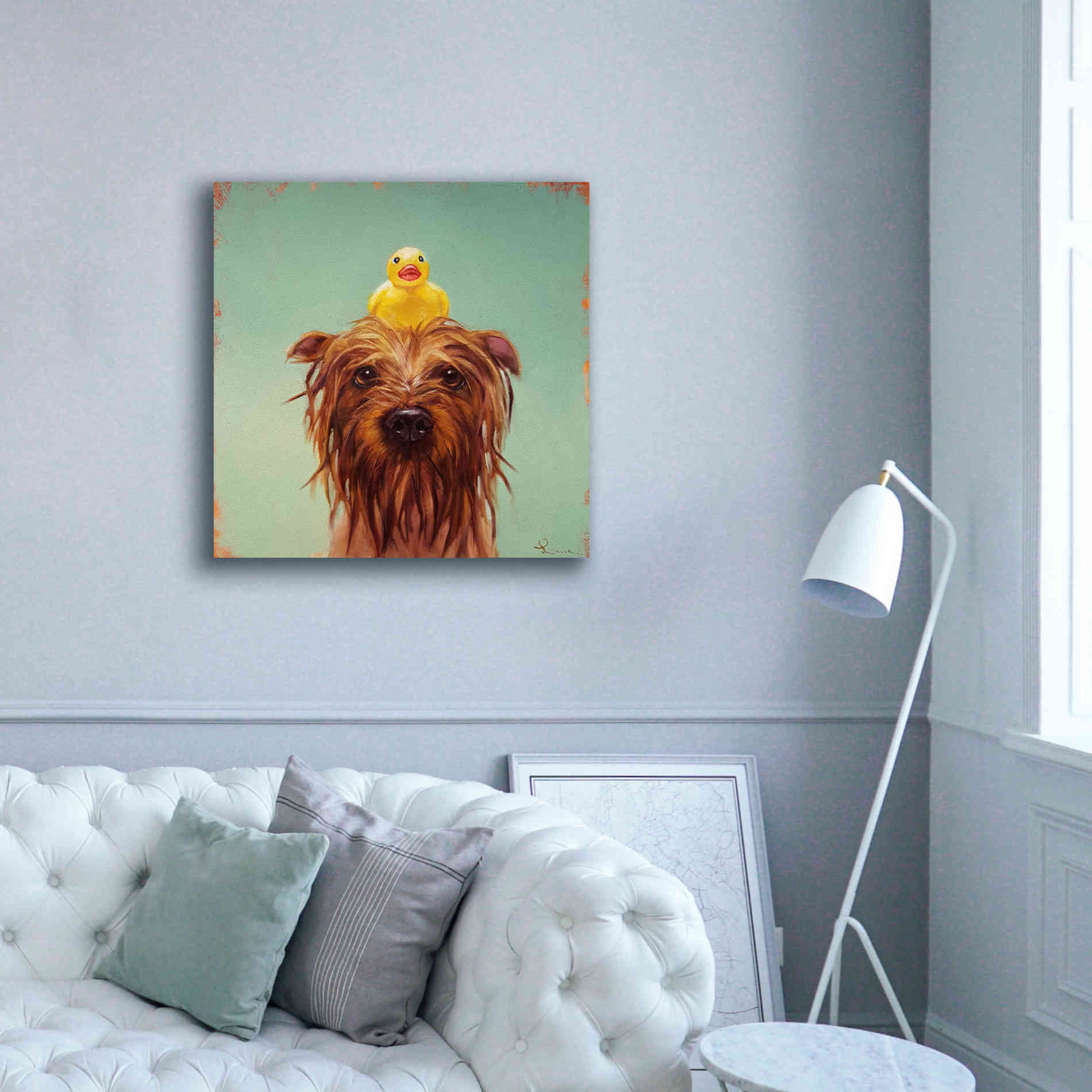 'Bath Time' by Lucia Heffernan, Canvas Wall Art,37x37