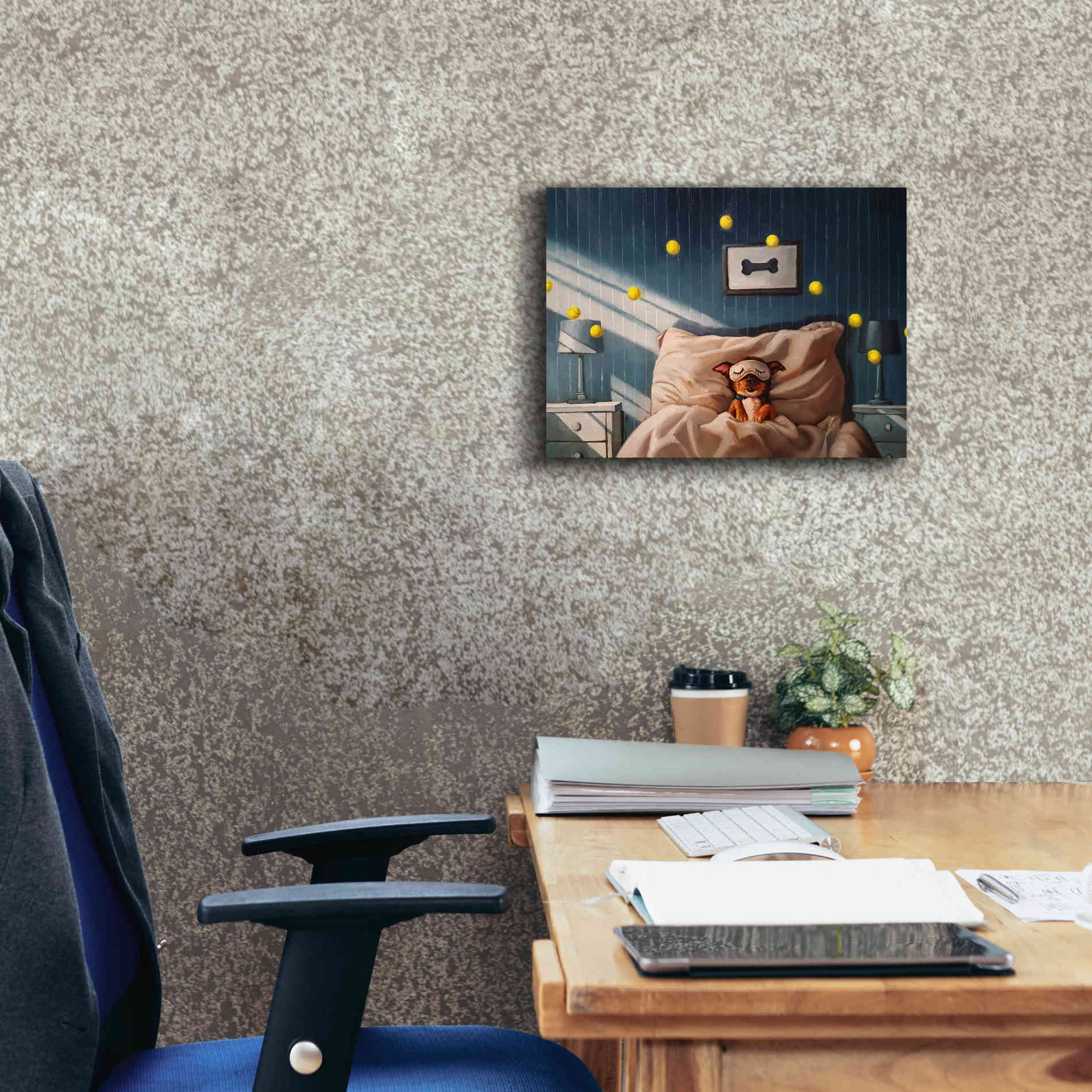 'Bentleyâ€™s Dream' by Lucia Heffernan, Canvas Wall Art,16x12