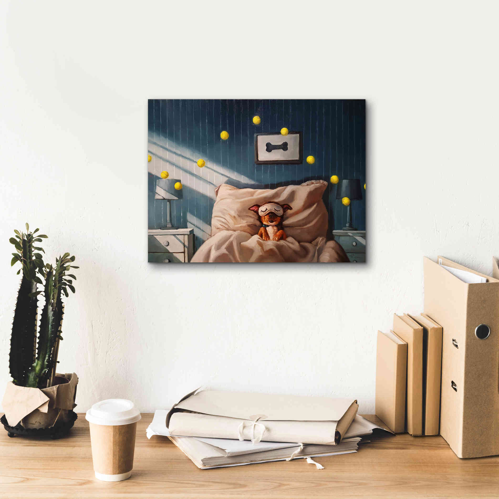 'Bentleyâ€™s Dream' by Lucia Heffernan, Canvas Wall Art,16x12