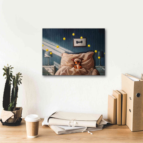 Image of 'Bentleyâ€™s Dream' by Lucia Heffernan, Canvas Wall Art,16x12